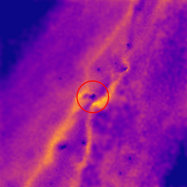 Dwarf in Filaments Image